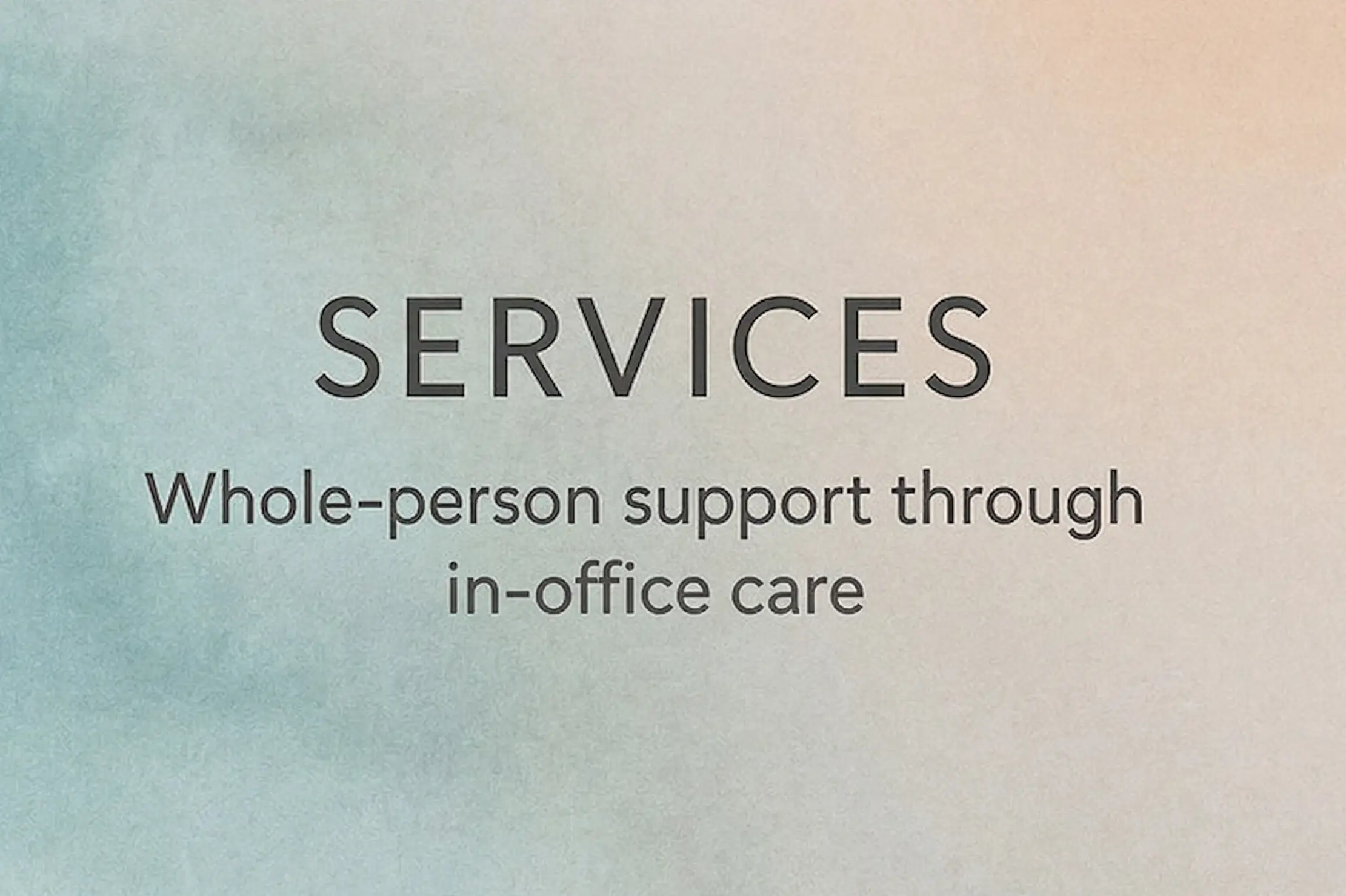 In-Office Chiropractic & Holistic Health Sessions